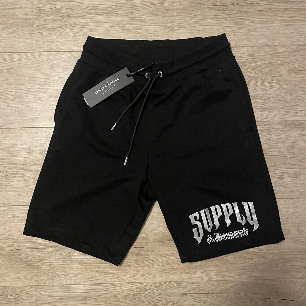 Size Medium - Supply & Demand “Lowrider” Shorts Black (NEW WITH TAGS)